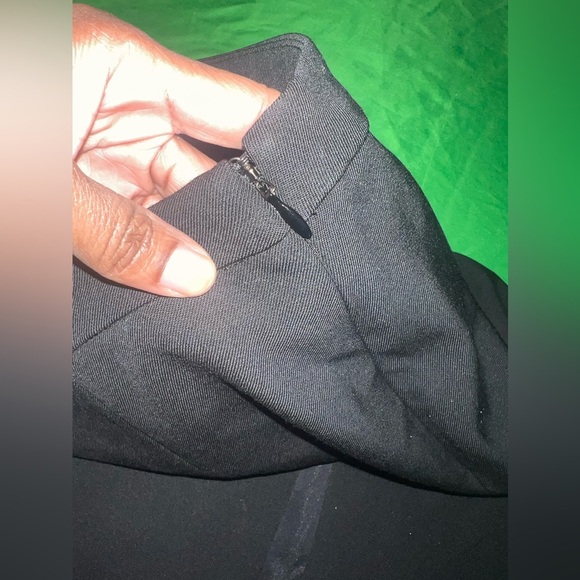 Michael Kors Collection Black Side Slit Midi 100% Wool Skirt size 4 - Picture 8 of 8